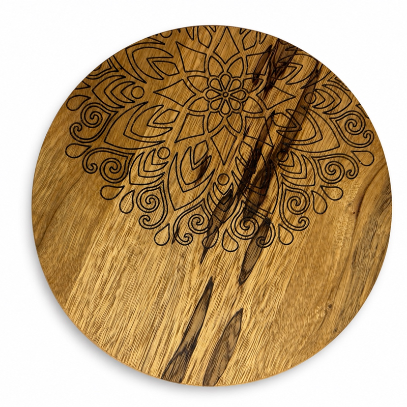 Mandala Round Serving Board